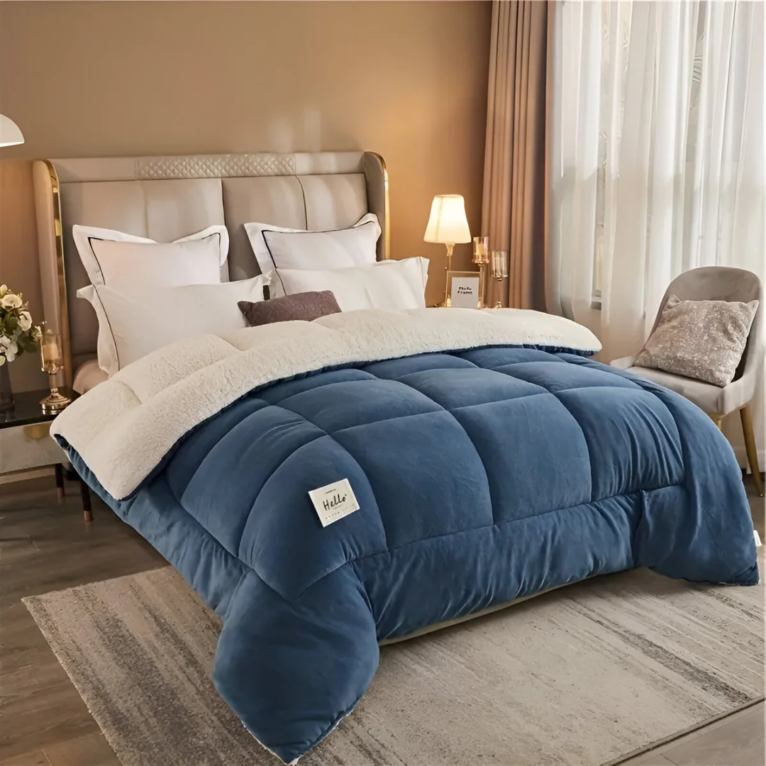 Luxurious Fleece Duvet Cover Set 155x220 | Cozy Bedding 0