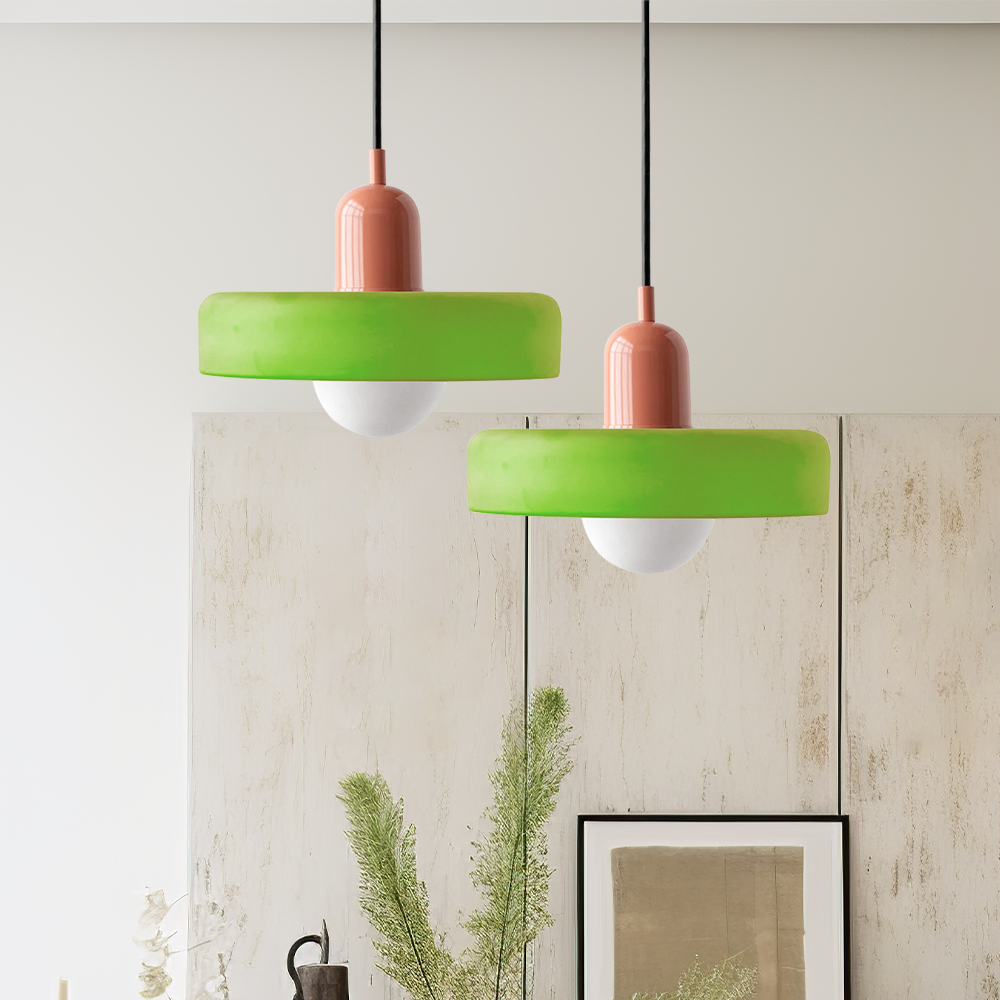 Bauhaus Color Glass Pendant Light | Modern Lighting Fixture 21