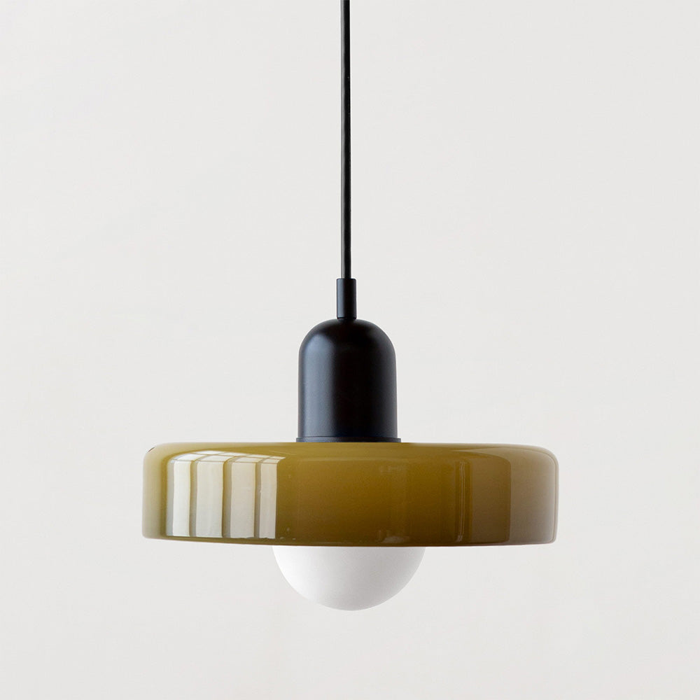 Bauhaus Color Glass Pendant Light | Modern Lighting Fixture 27