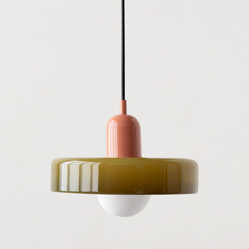 Bauhaus Color Glass Pendant Light | Modern Lighting Fixture 9
