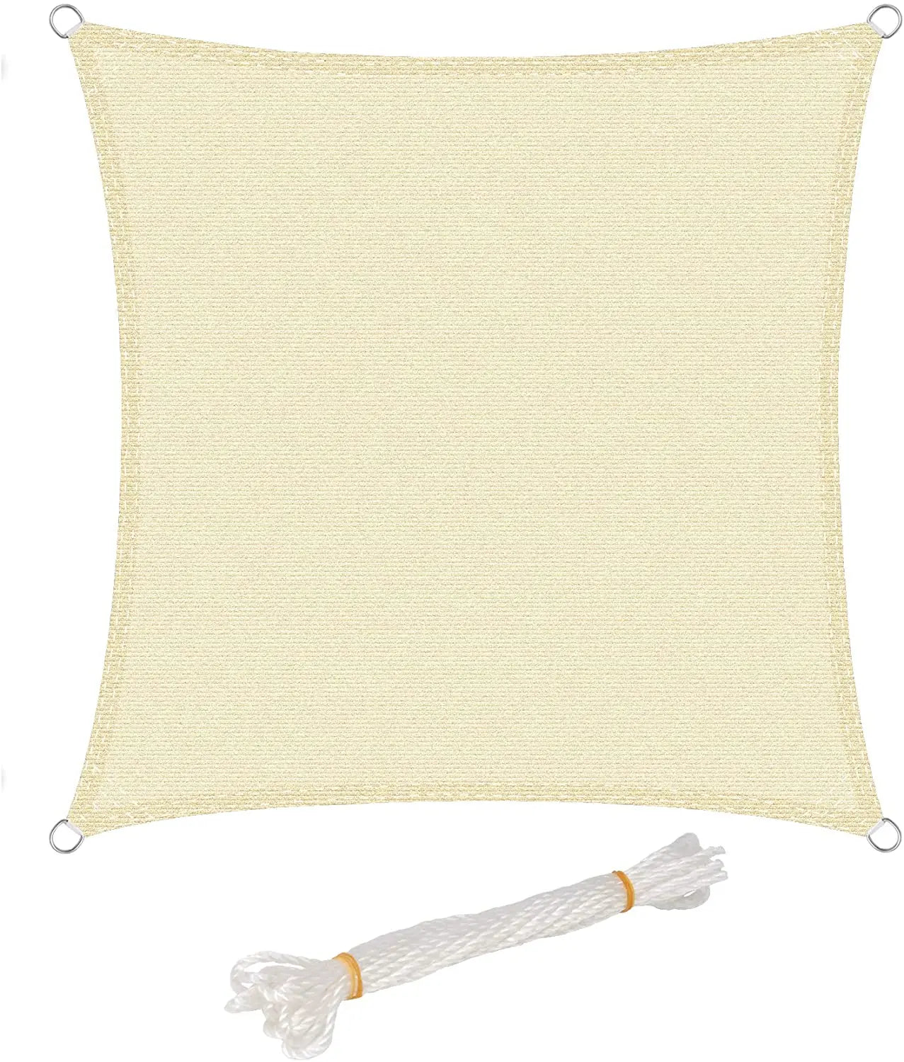 Beige Rectangle Sun Shade | Outdoor Shades 3x4m HDPE 7