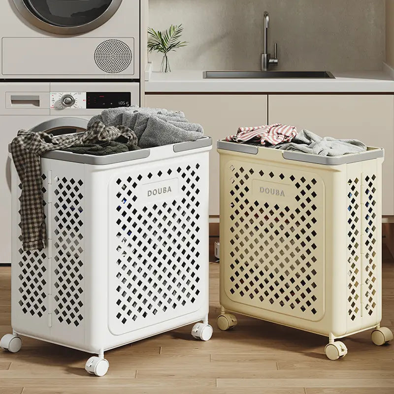 Collapsible Laundry Basket on Wheels | 30L 45L 54L Sizes 1