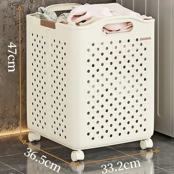 Collapsible Laundry Basket on Wheels | 30L 45L 54L Sizes 12