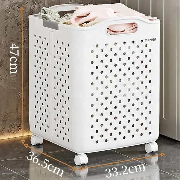 Collapsible Laundry Basket on Wheels | 30L 45L 54L Sizes 13