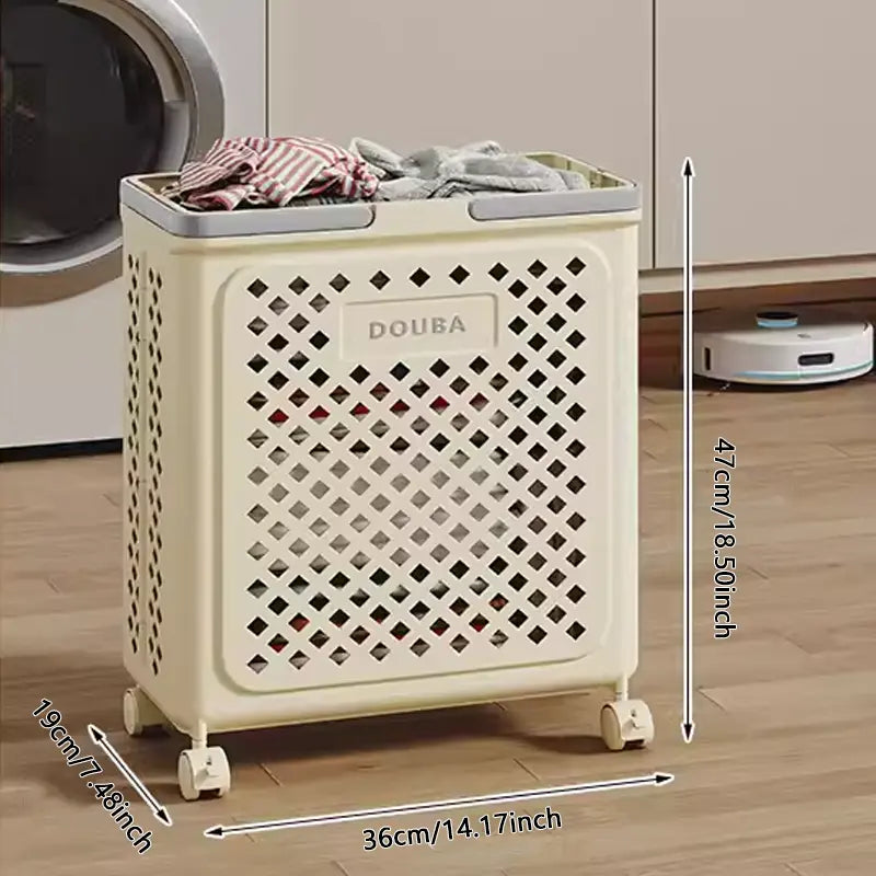 Collapsible Laundry Basket on Wheels | 30L 45L 54L Sizes 14