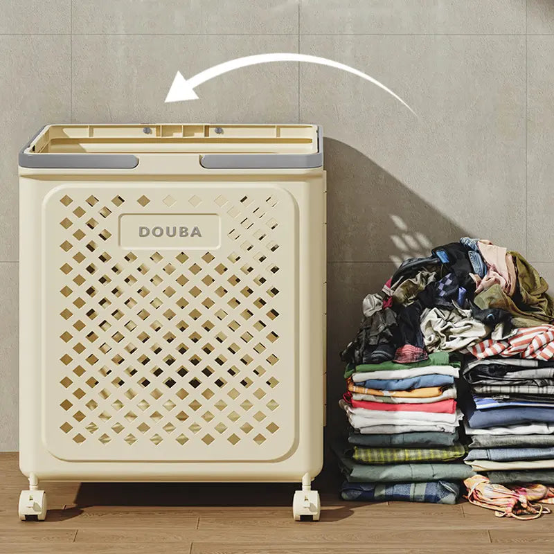 Collapsible Laundry Basket on Wheels | 30L 45L 54L Sizes 2