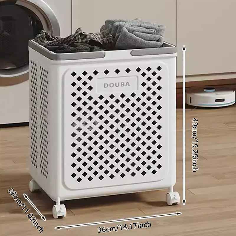 Collapsible Laundry Basket on Wheels | 30L 45L 54L Sizes 4