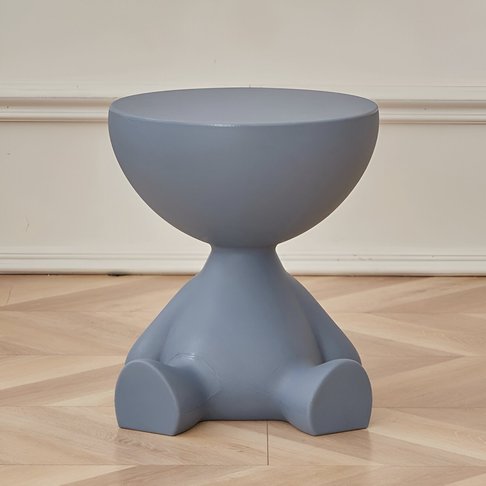 Cream Round Bedside Table | Modern Side Table for Home Decor 12