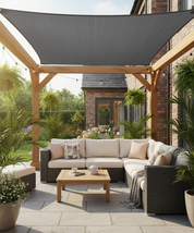 Beige Rectangle Sun Shade | Outdoor Shades 3x4m HDPE