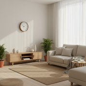 Modern Wooden Wall Clock | Elegant Home Decor