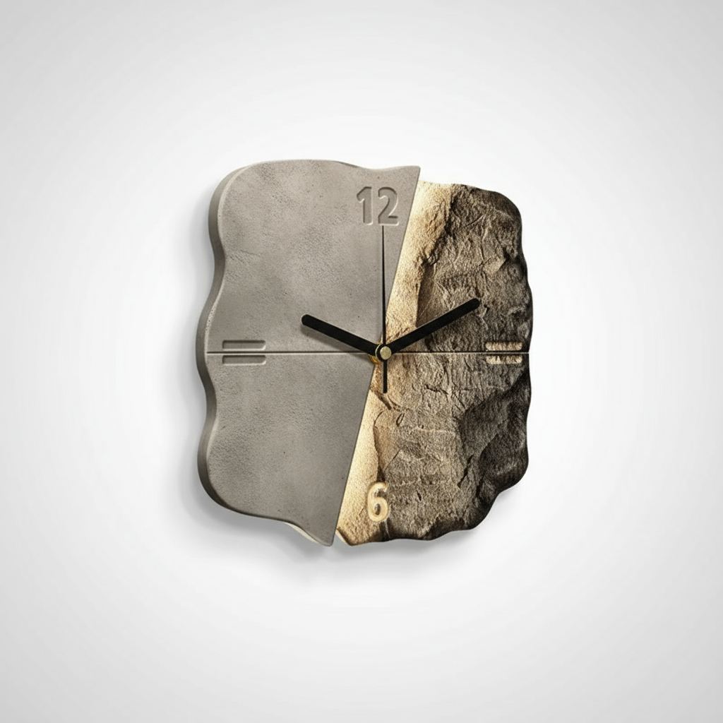 Modern 3D Wall Clock | 30 cm Decorative Timepiece