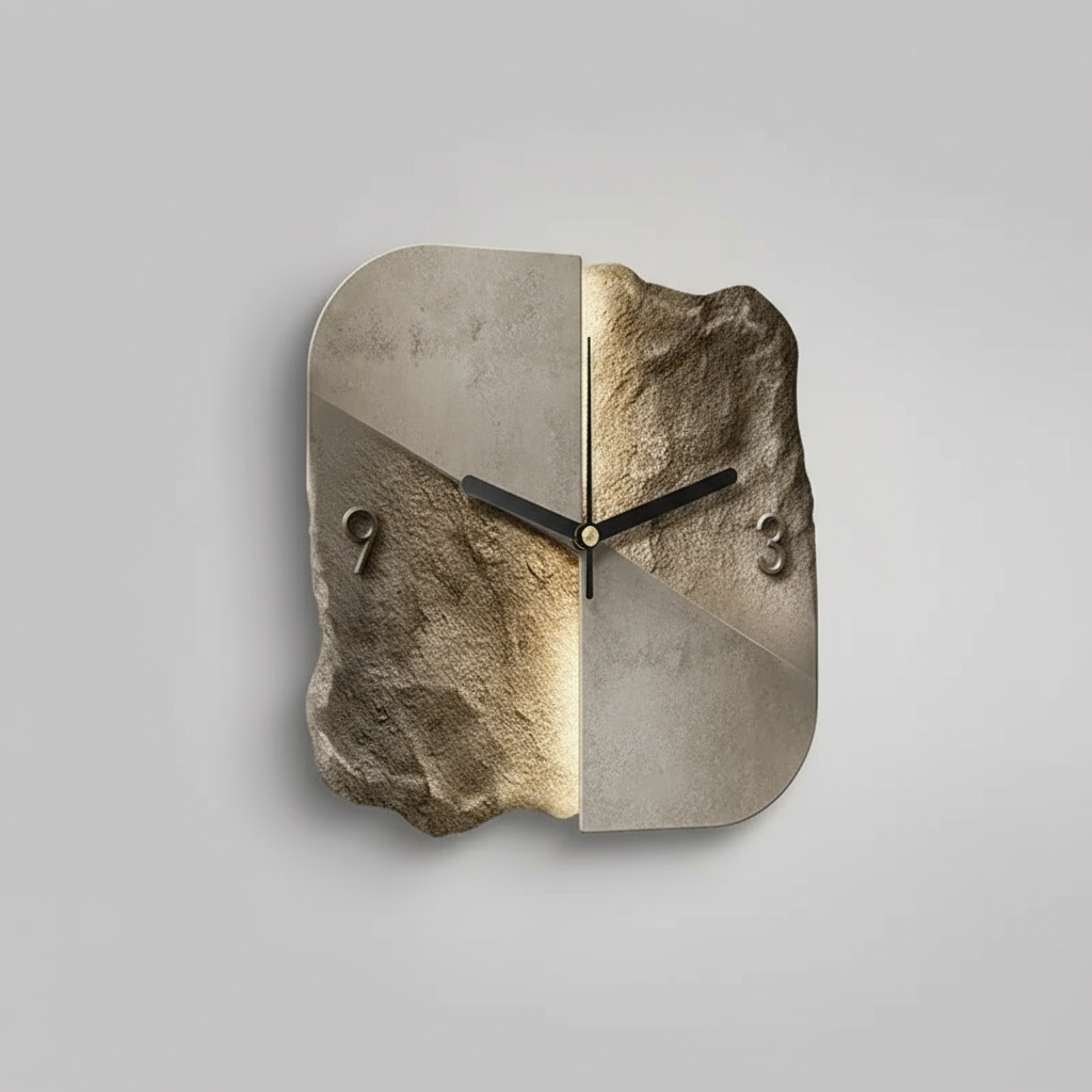 Modern 3D Wall Clock | 30 cm Decorative Timepiece