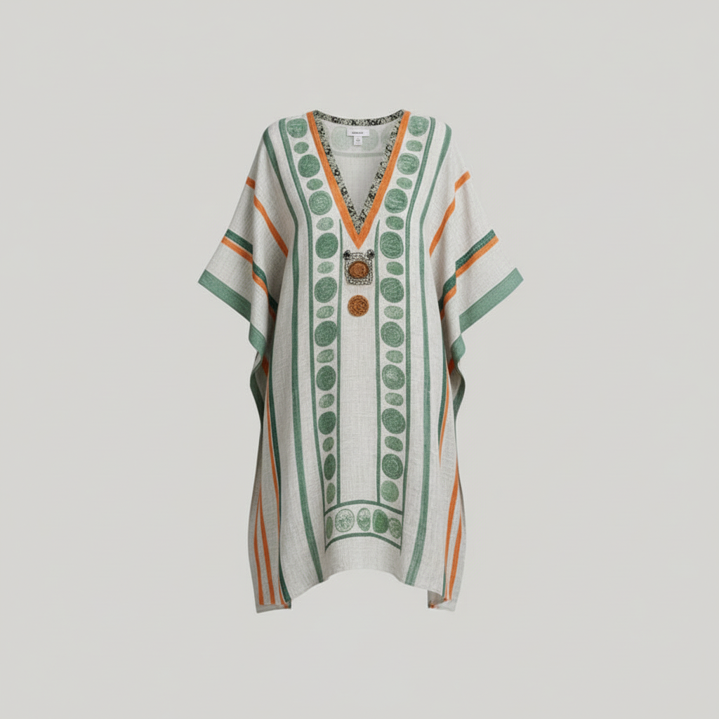 Embroidered Kaftan Maxi Dress | Women's Summer Dress