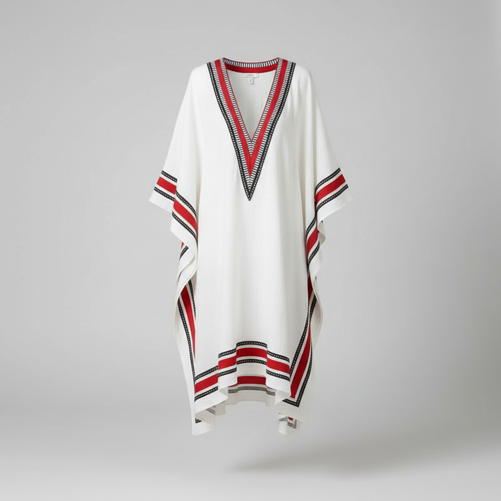 Embroidered Kaftan Maxi Dress | Women's Summer Dress