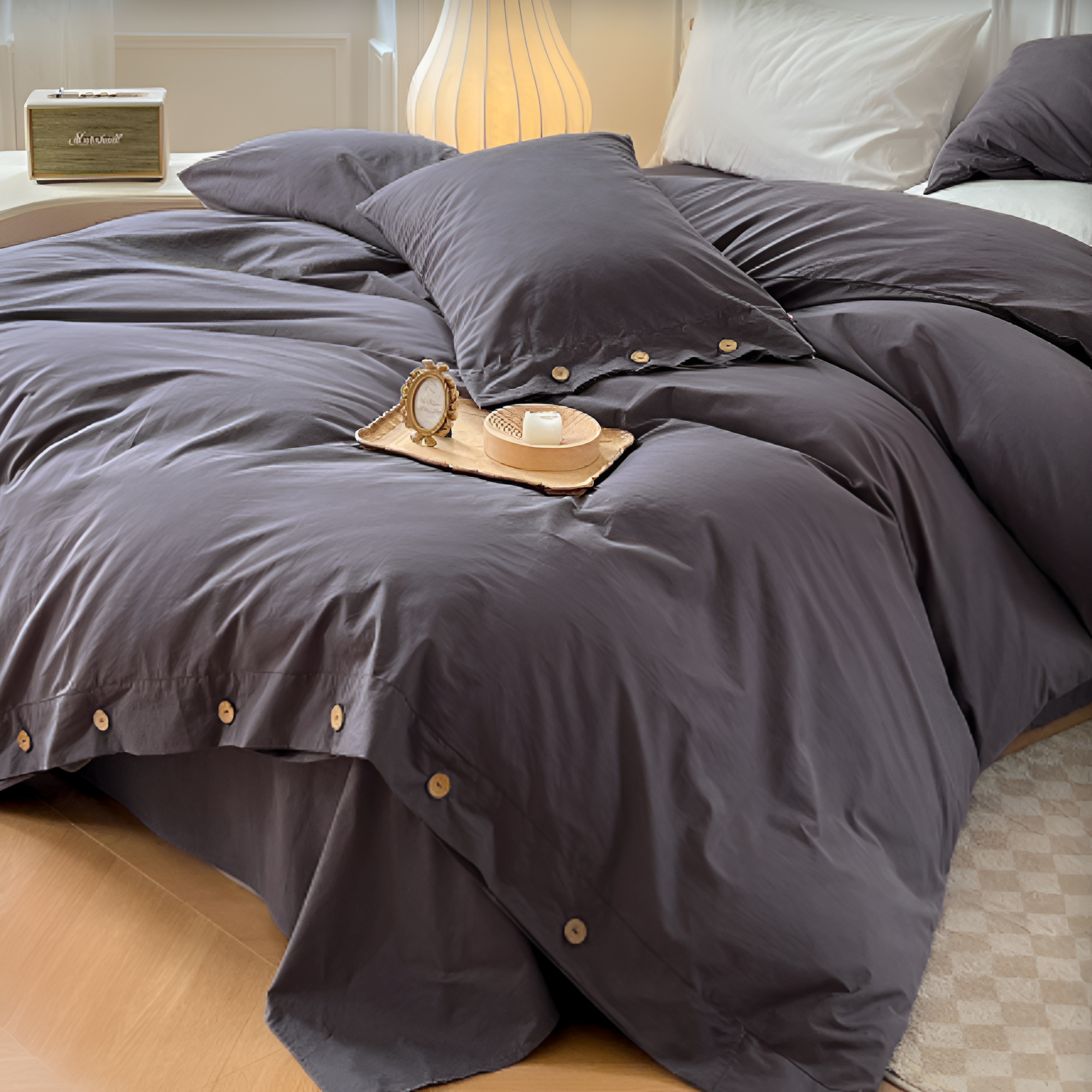 Favonia Cotton Bedding Set | 135x200 cm with Pillow Covers 10