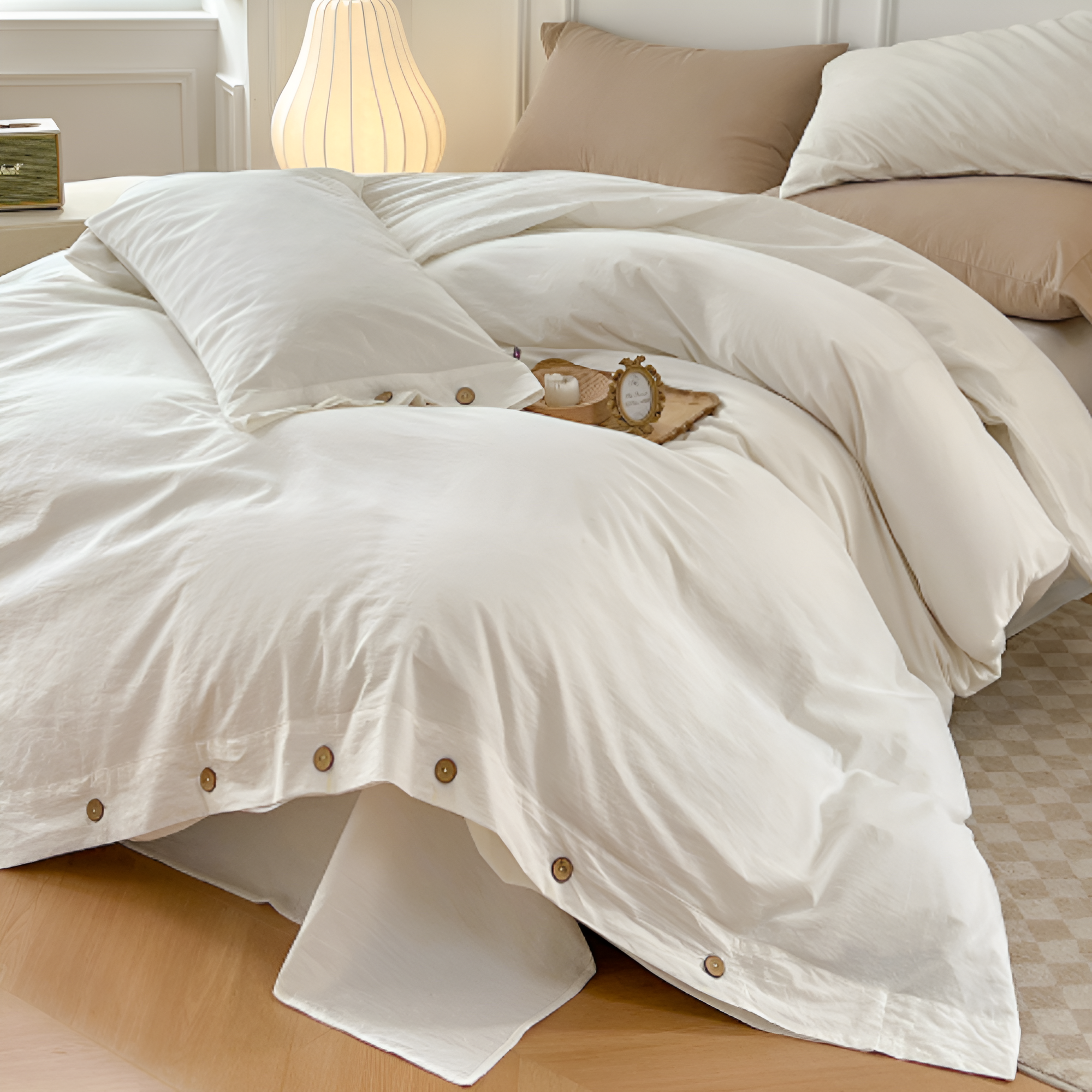 Favonia Cotton Bedding Set | 135x200 cm with Pillow Covers 8
