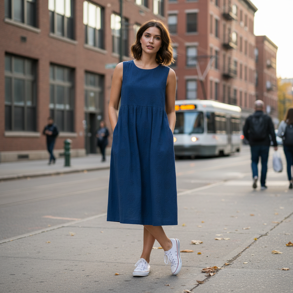 Floral A-Line Summer Dress | Women's Casual and Evening Wear