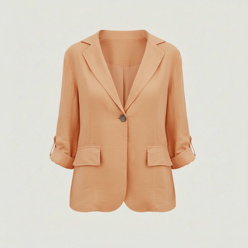 Kessie | Women's Lightweight Cotton-Linen Blazer