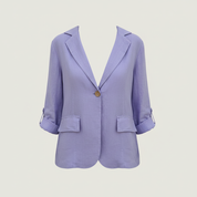 Kessie | Women's Lightweight Cotton-Linen Blazer
