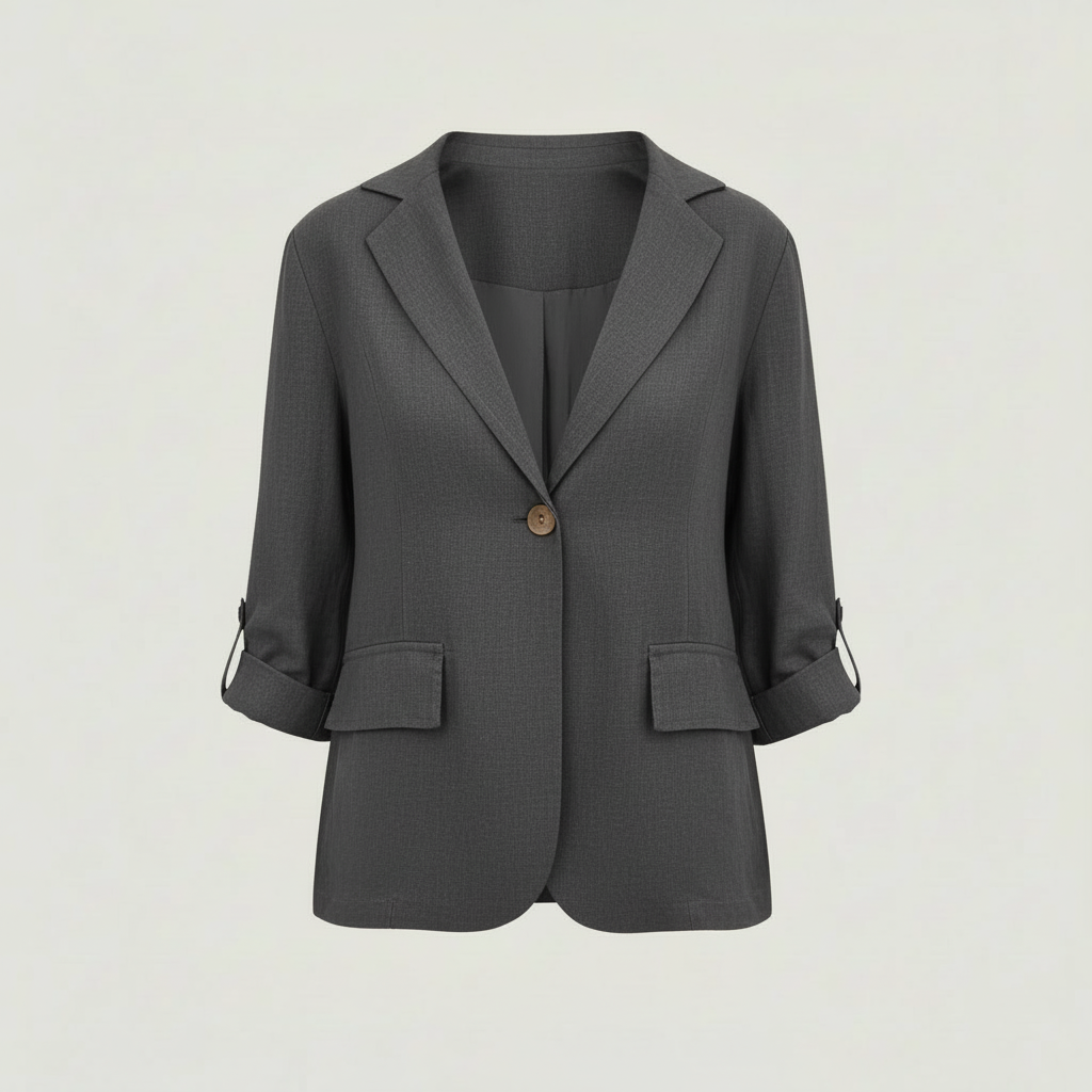 Kessie | Women's Lightweight Cotton-Linen Blazer