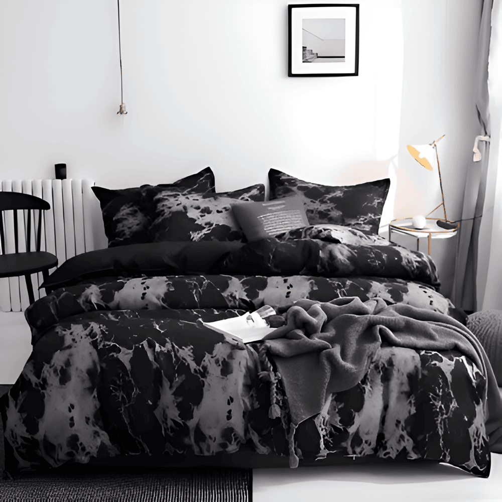 Marble Luxury Bedding Set | 3-Piece 155x220 Comfort 0