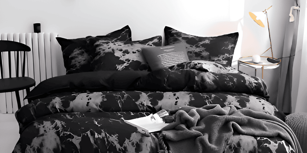 Marble Luxury Bedding Set | 3-Piece 155x220 Comfort 0