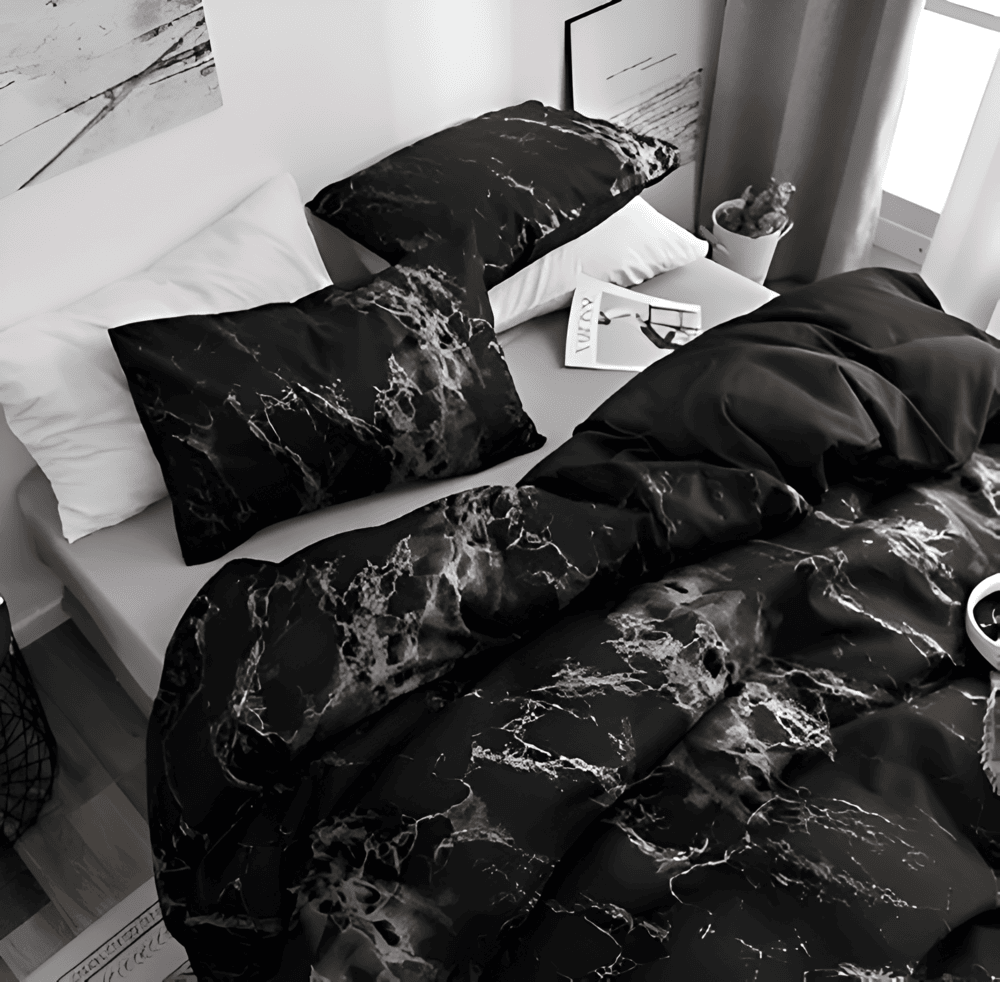 Marble Luxury Bedding Set | 3-Piece 155x220 Comfort 1