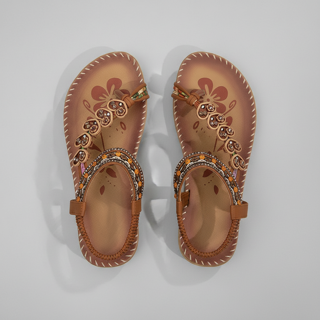 Merlin Sandals | Comfortable Faux Leather Sandals for Women