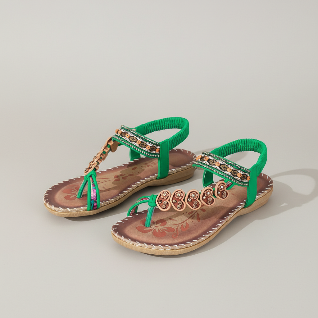Merlin Sandals | Comfortable Faux Leather Sandals for Women