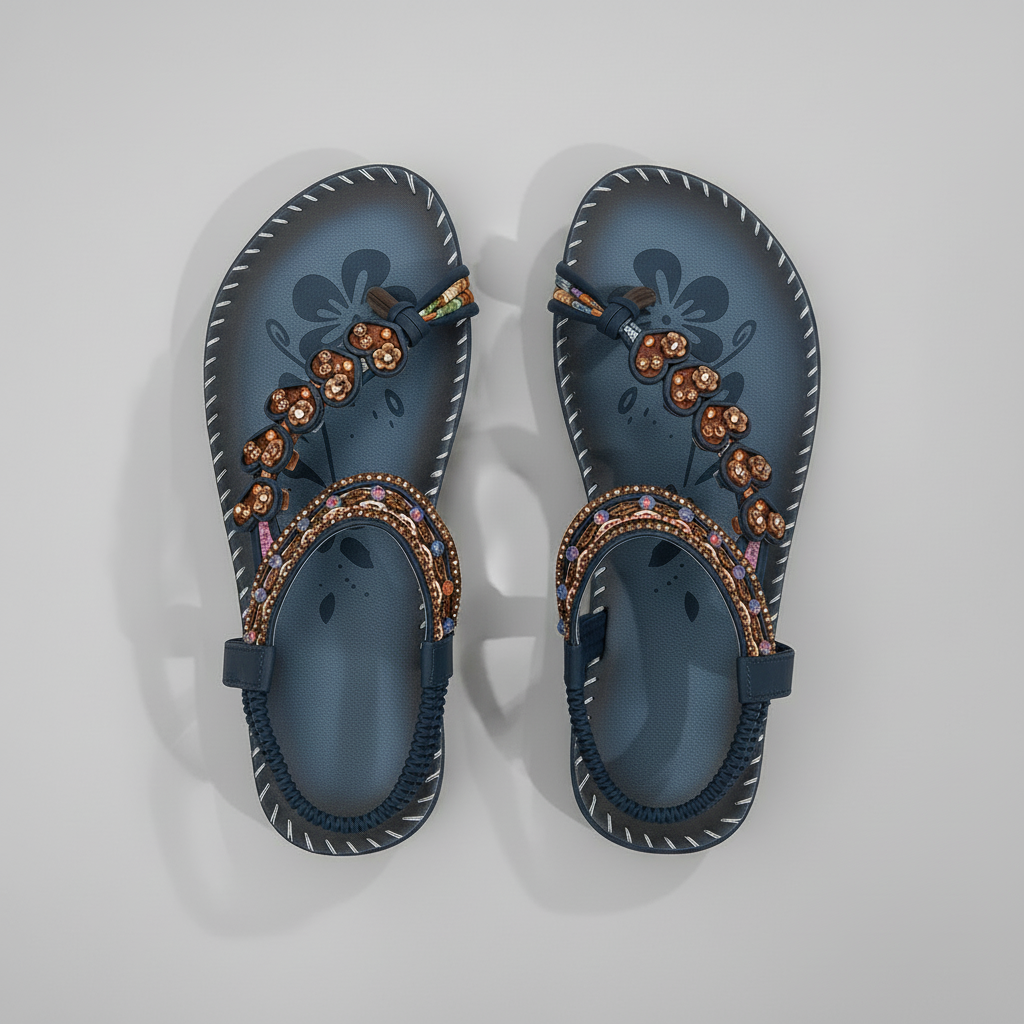 Merlin Sandals | Comfortable Faux Leather Sandals for Women