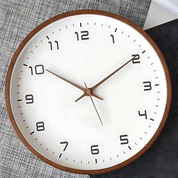Modern Wooden Wall Clock | Elegant Home Decor 0
