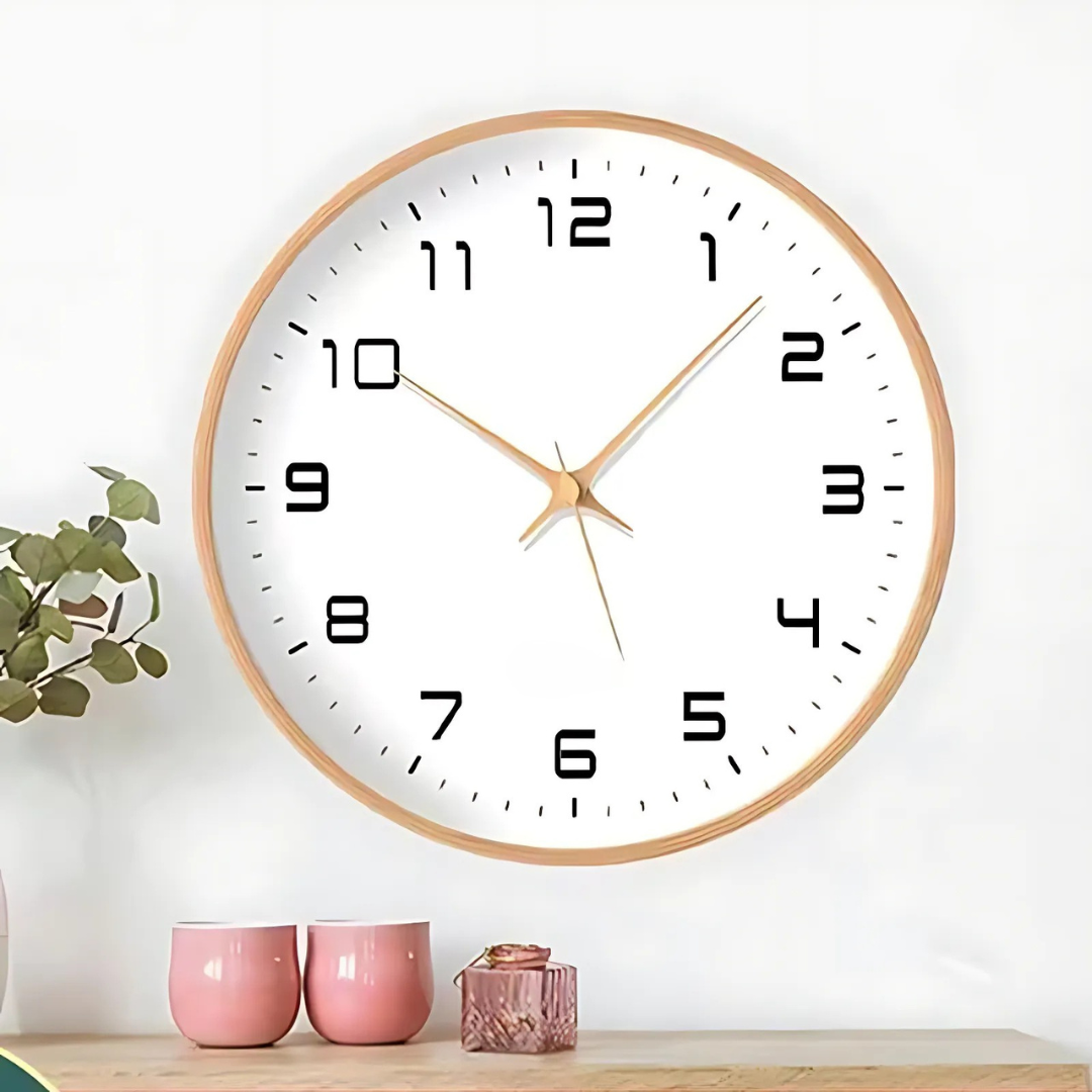 Modern Wooden Wall Clock | Elegant Home Decor 1