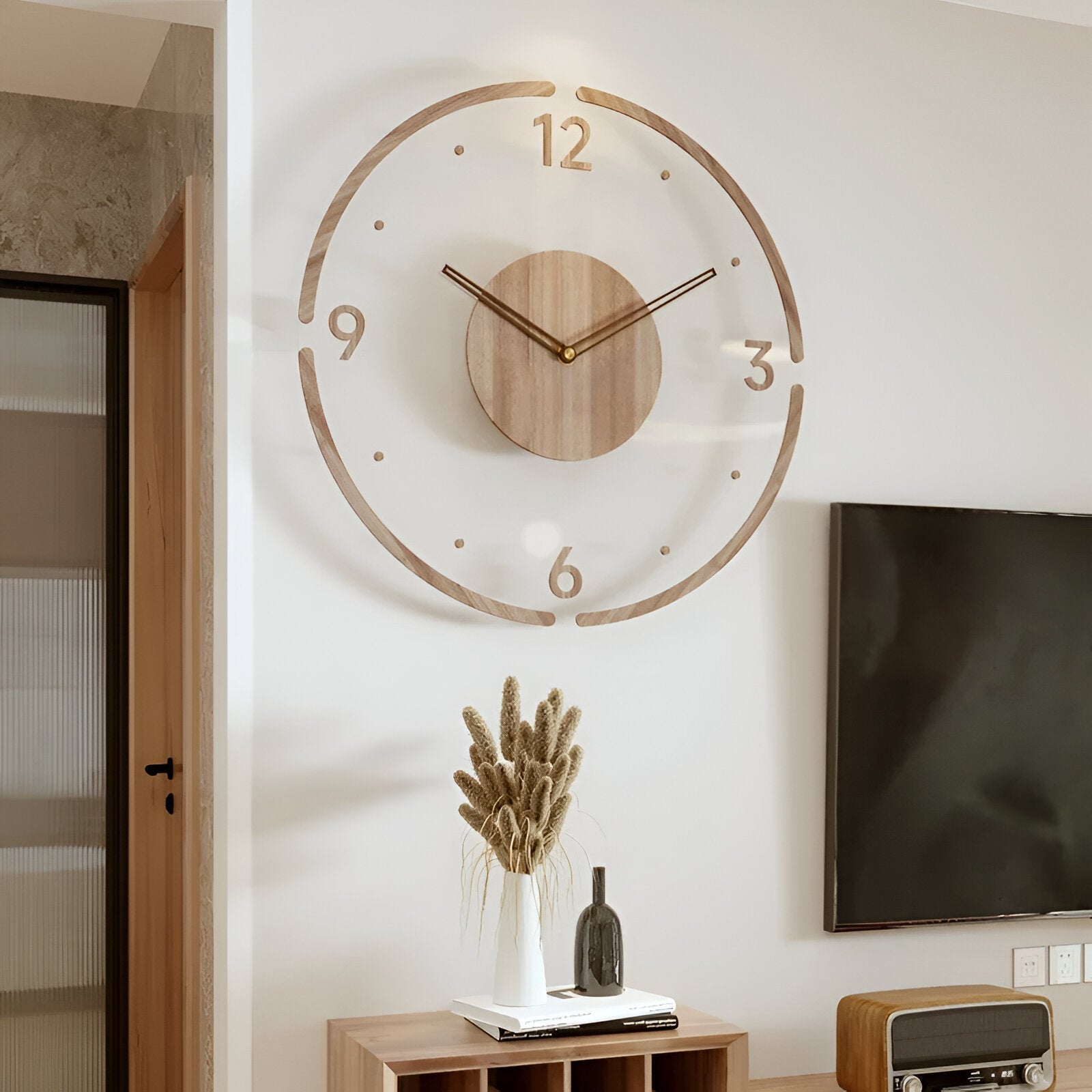 Modern Wooden Wall Clock | Stylish Home Decor 3