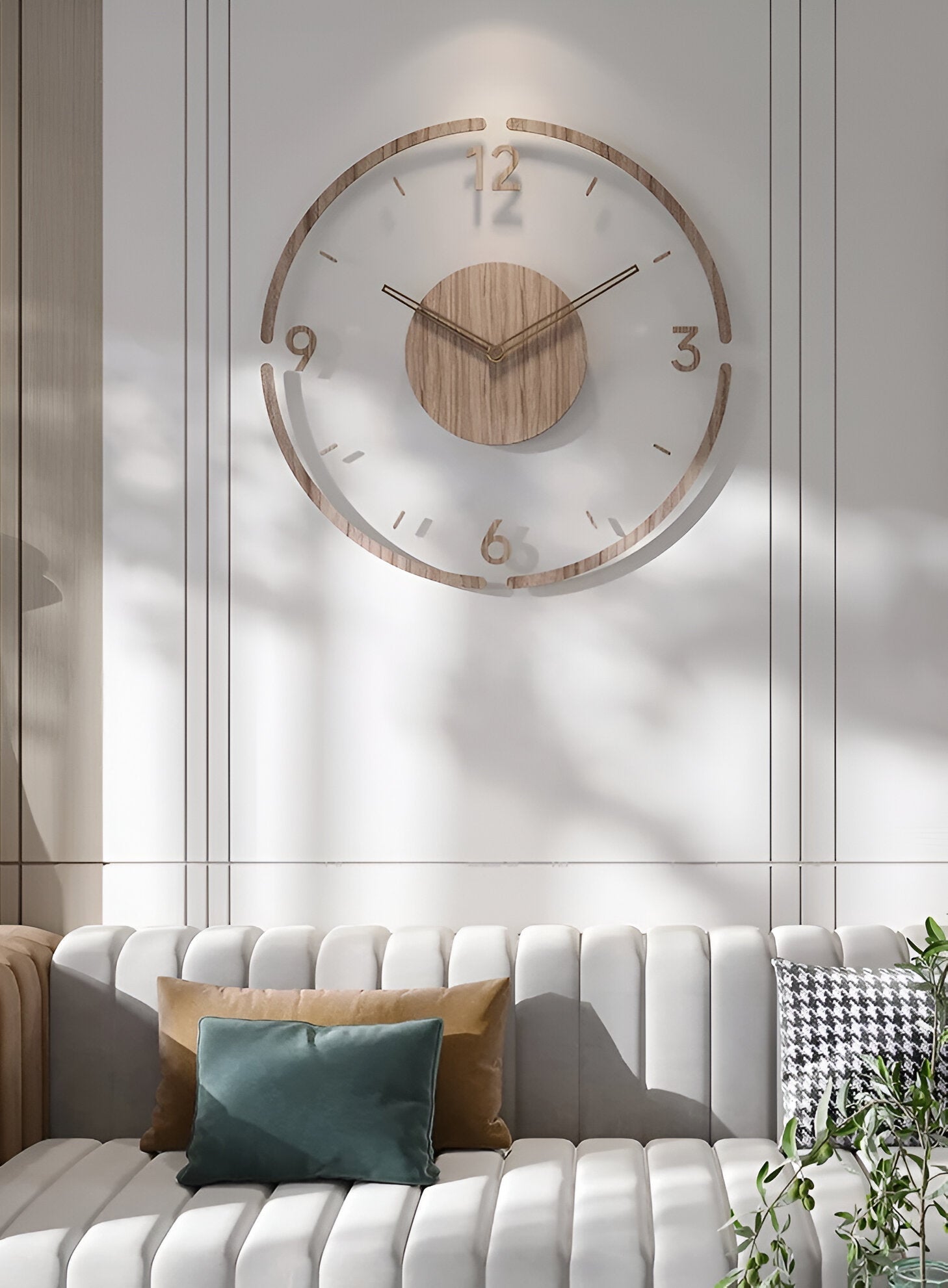 Modern Wooden Wall Clock | Stylish Home Decor 5