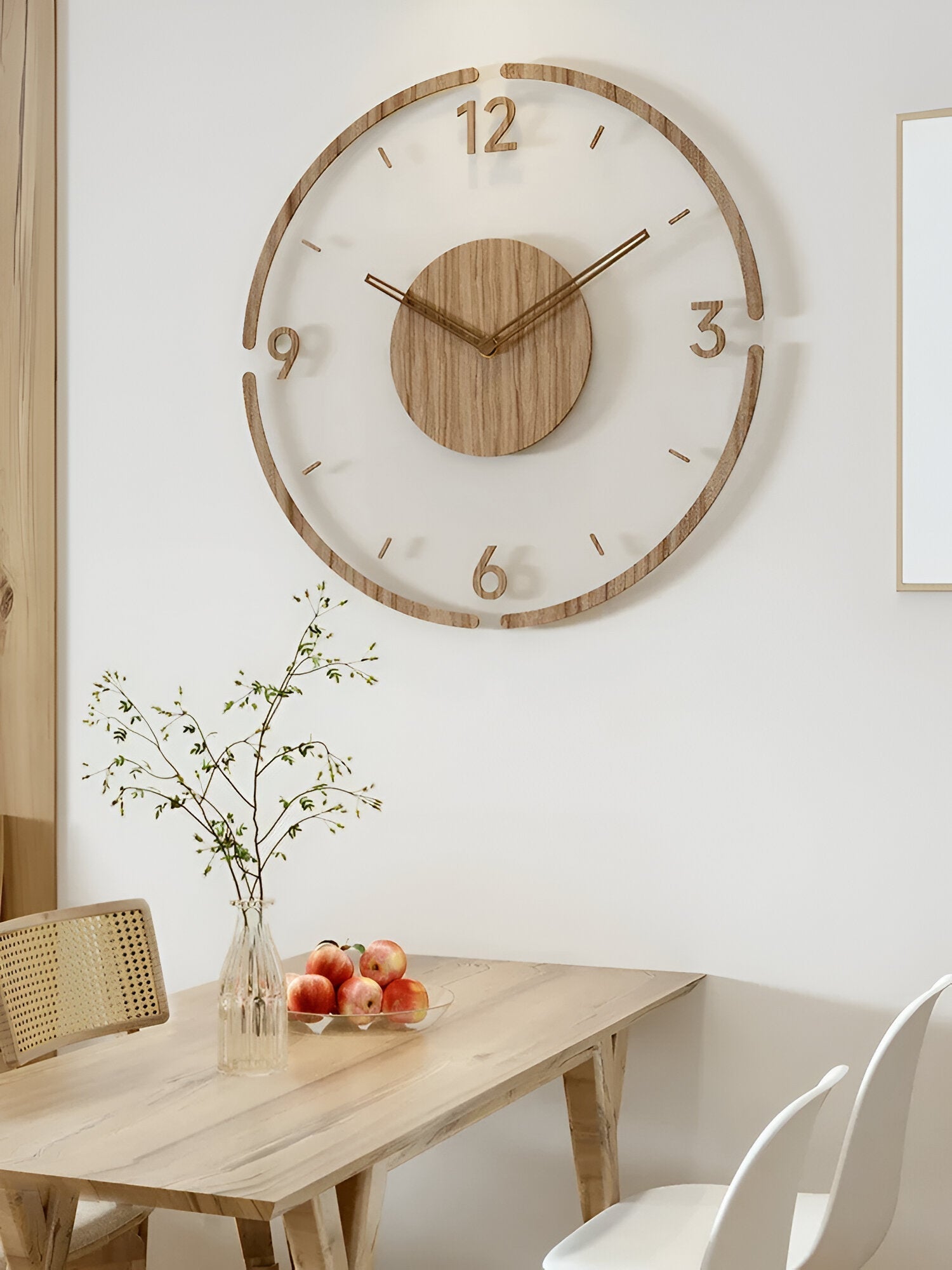 Modern Wooden Wall Clock | Stylish Home Decor 6