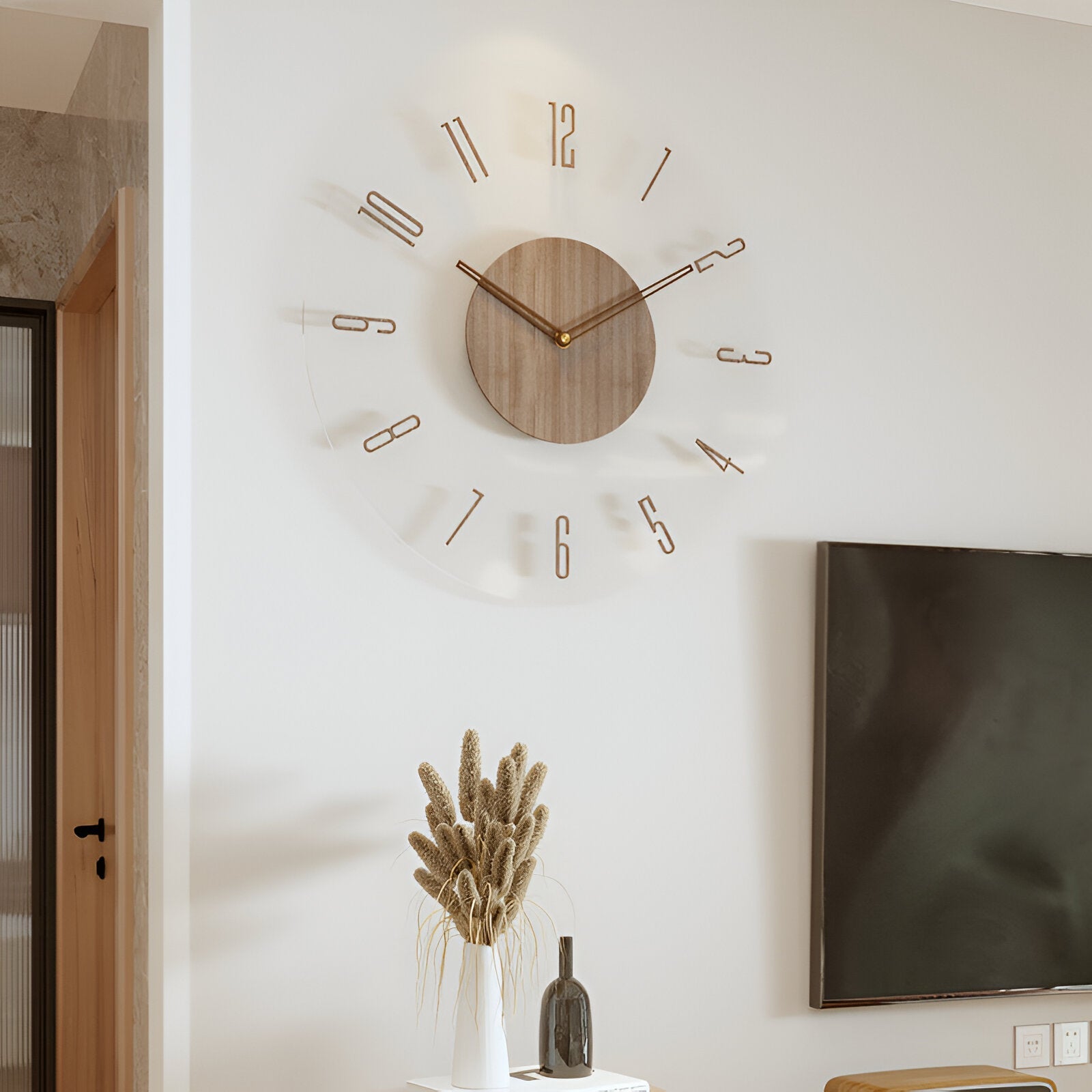 Modern Wooden Wall Clock | Stylish Home Decor 7