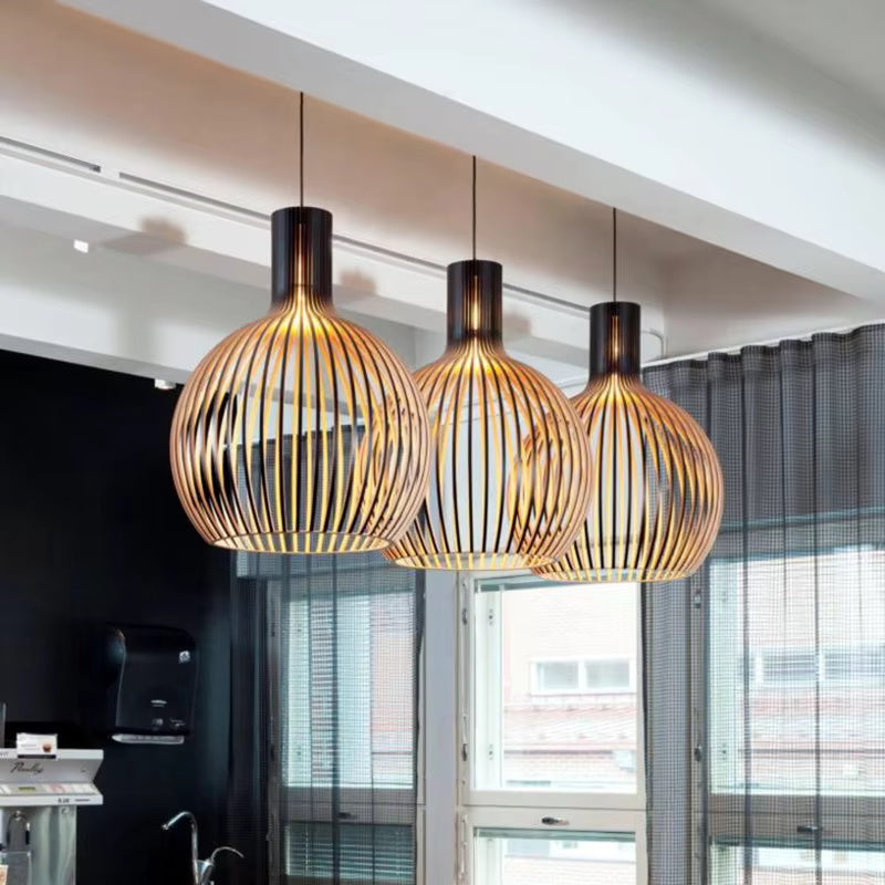 Natura Orb | Bamboo Pendant Light Fixture for Kitchen 0