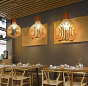 Natura Orb | Bamboo Pendant Light Fixture for Kitchen 2