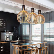 Natura Orb | Bamboo Pendant Light Fixture for Kitchen 5