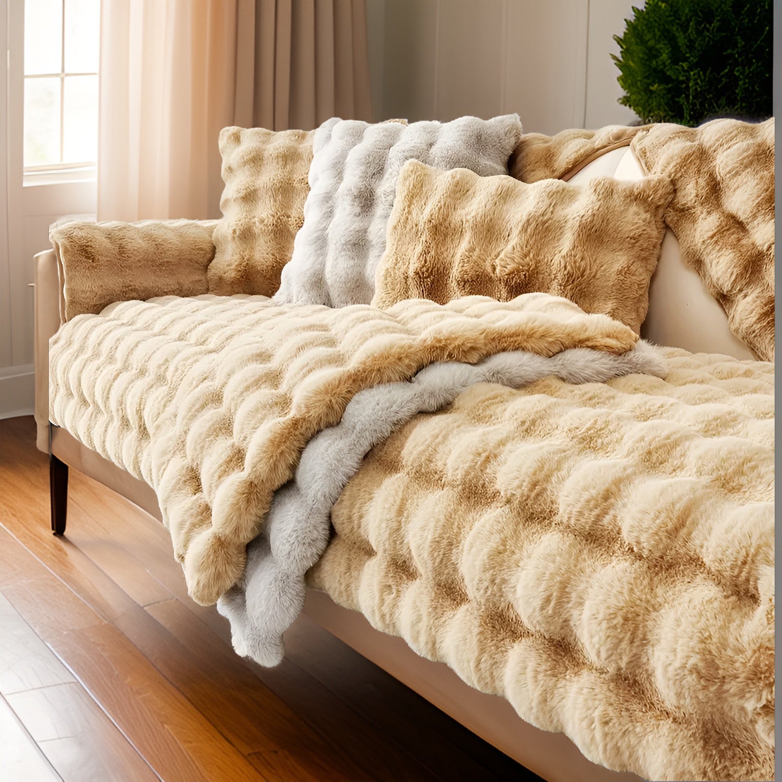 Plush Pet Sofa Cover | Couch Covers for Dogs 1
