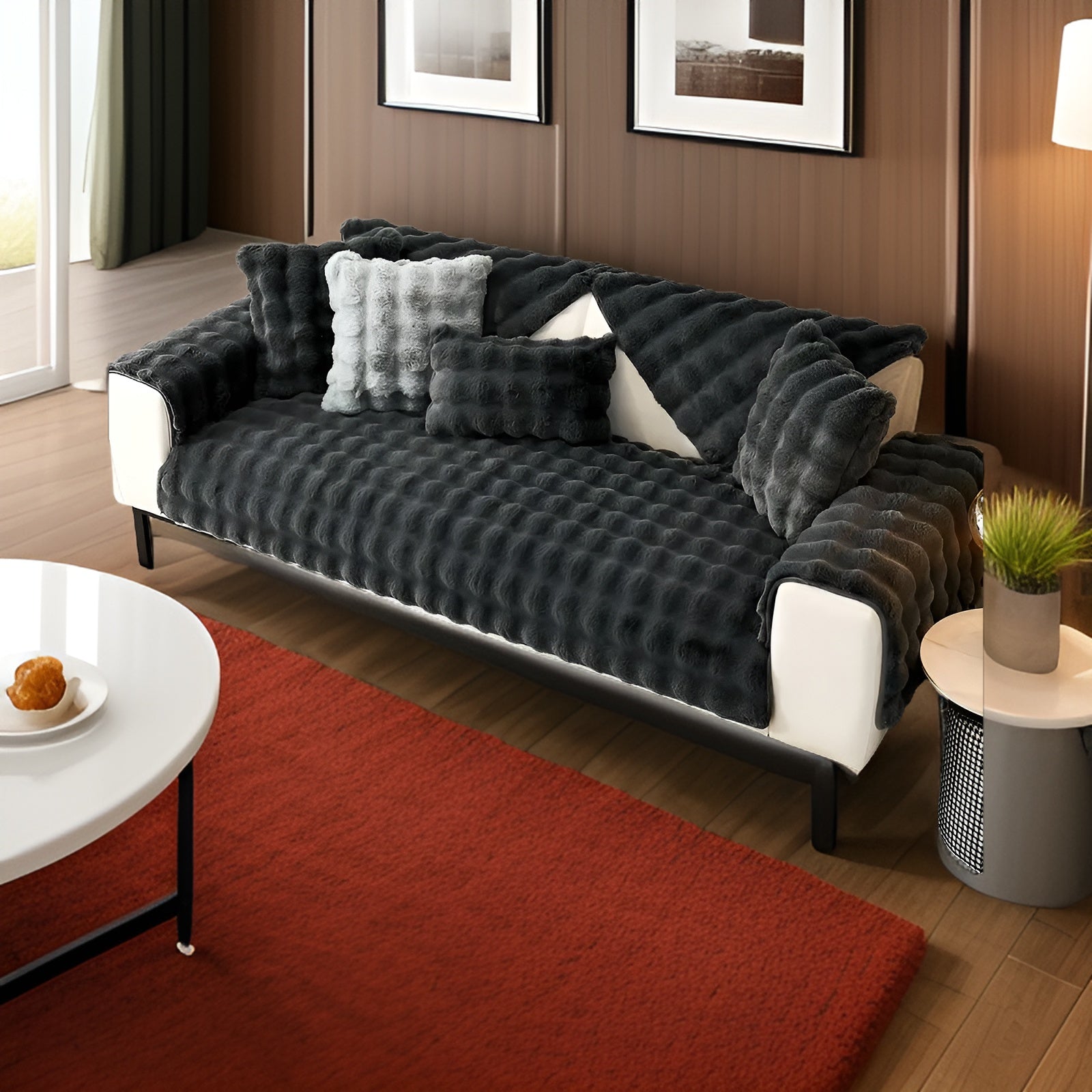 Plush Pet Sofa Cover | Couch Covers for Dogs 8
