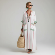 Floral Elegance | Women's Maxi Dress for Summer and Formal Events