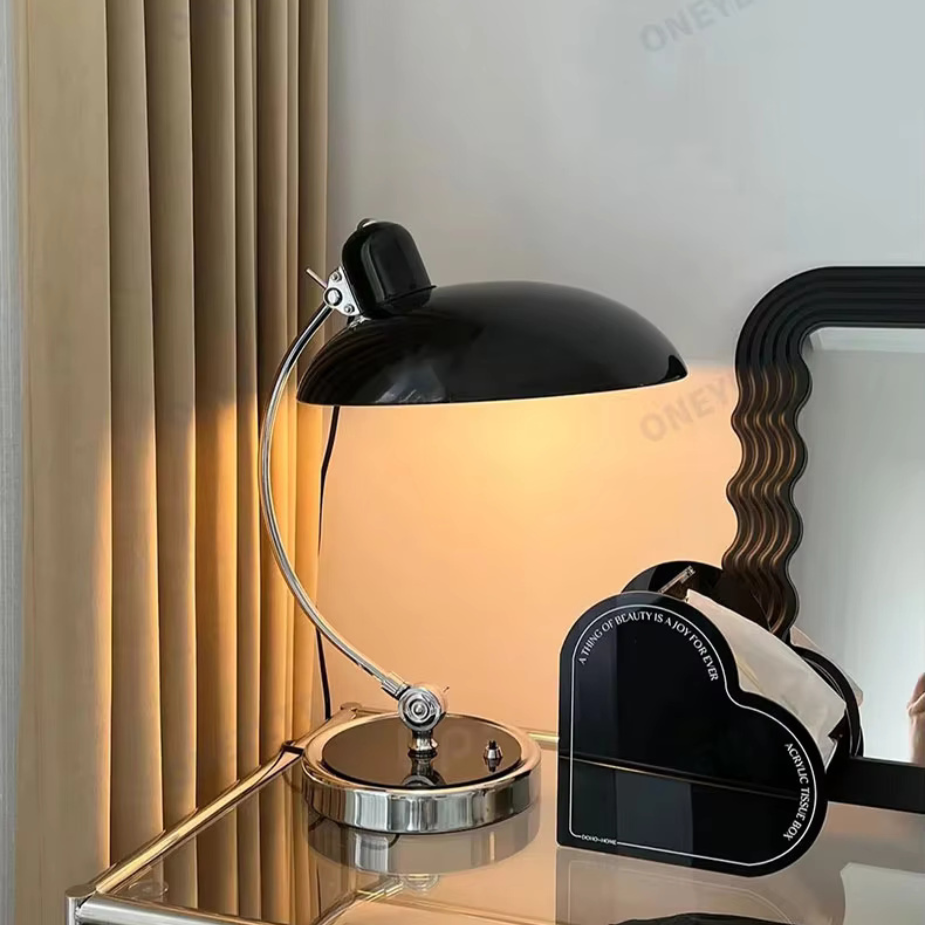 ScandiArc | Bauhaus-Inspired Table Lamp for Bedside or Desk 1
