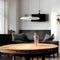 Scandinavian Style Pendant Light | Modern White Metal Lamp 0