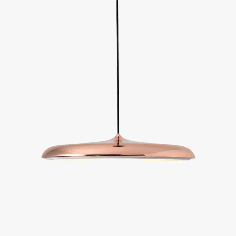 Scandinavian Style Pendant Light | Modern White Metal Lamp 10