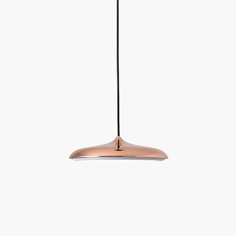 Scandinavian Style Pendant Light | Modern White Metal Lamp 12