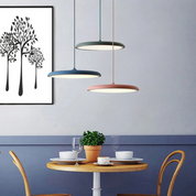 Scandinavian Style Pendant Light | Modern White Metal Lamp 2