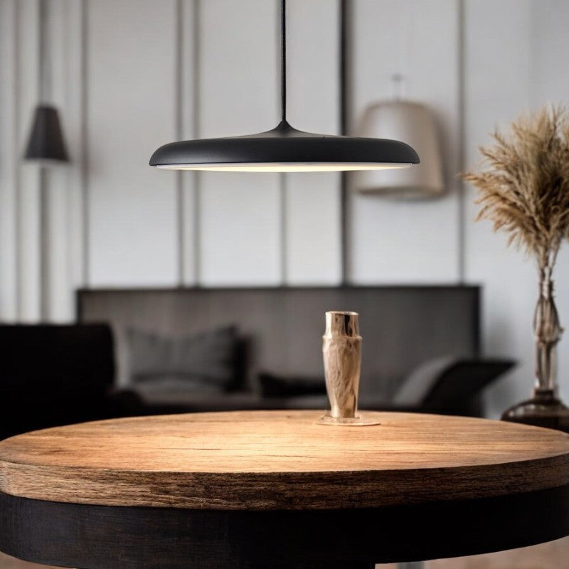 Scandinavian Style Pendant Light | Modern White Metal Lamp 4