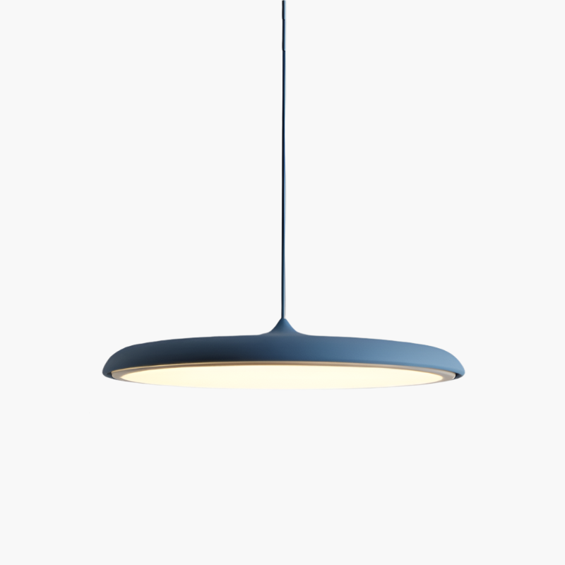 Scandinavian Style Pendant Light | Modern White Metal Lamp 9