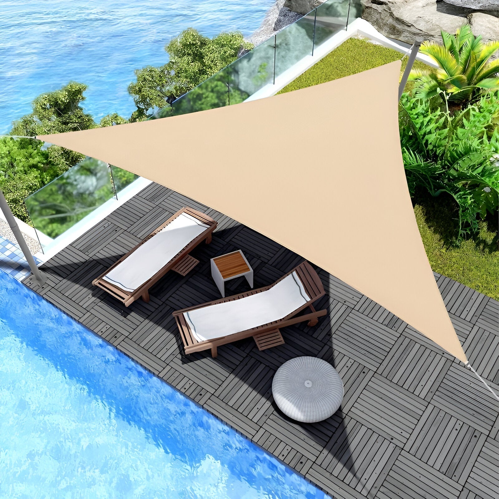 Tri-Blocker | Waterproof Sun Shade UV Protection 3m Polyester 0